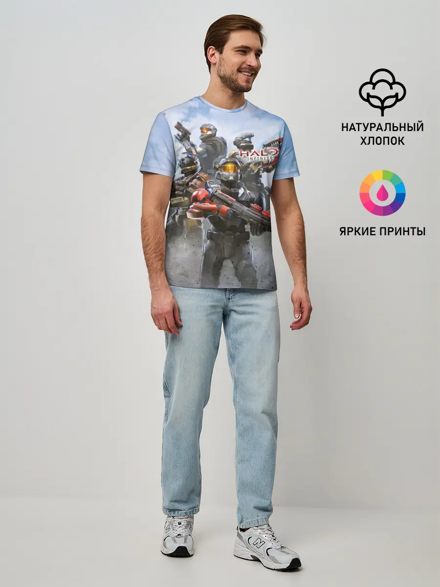 Мужская базовая футболка / Halo Infinite