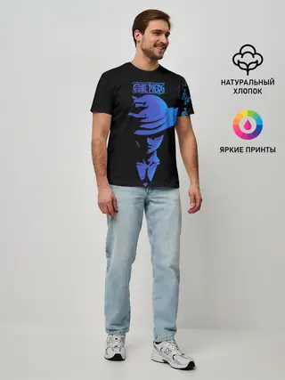 Мужская базовая футболка / Манки Д. Луффи One Piece