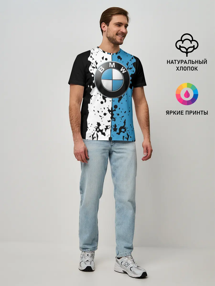 Мужская базовая футболка / BMW sign