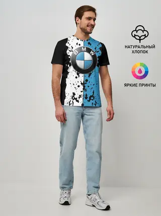 Мужская базовая футболка / BMW sign