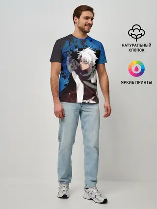 Мужская базовая футболка / Тосиро Хицугая. Блич