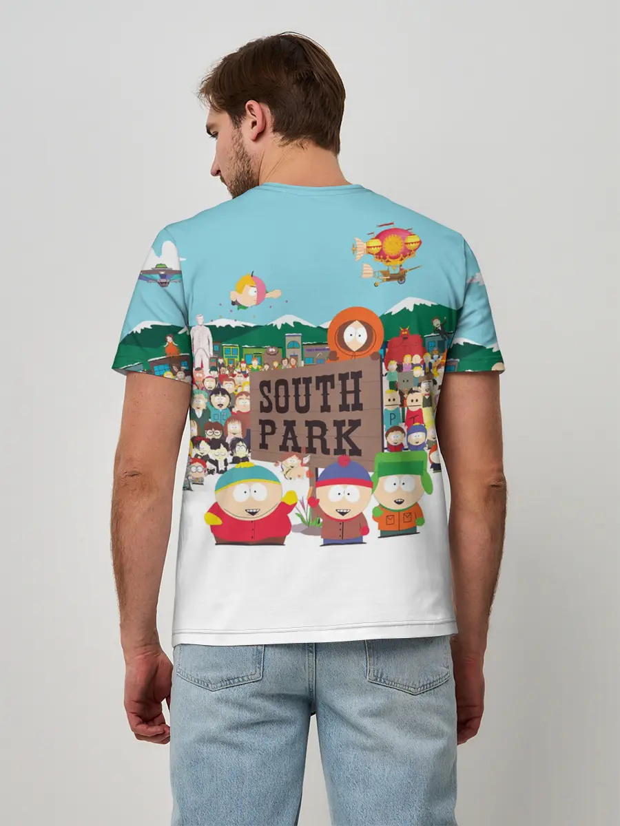 Мужская базовая футболка / Южный Парк