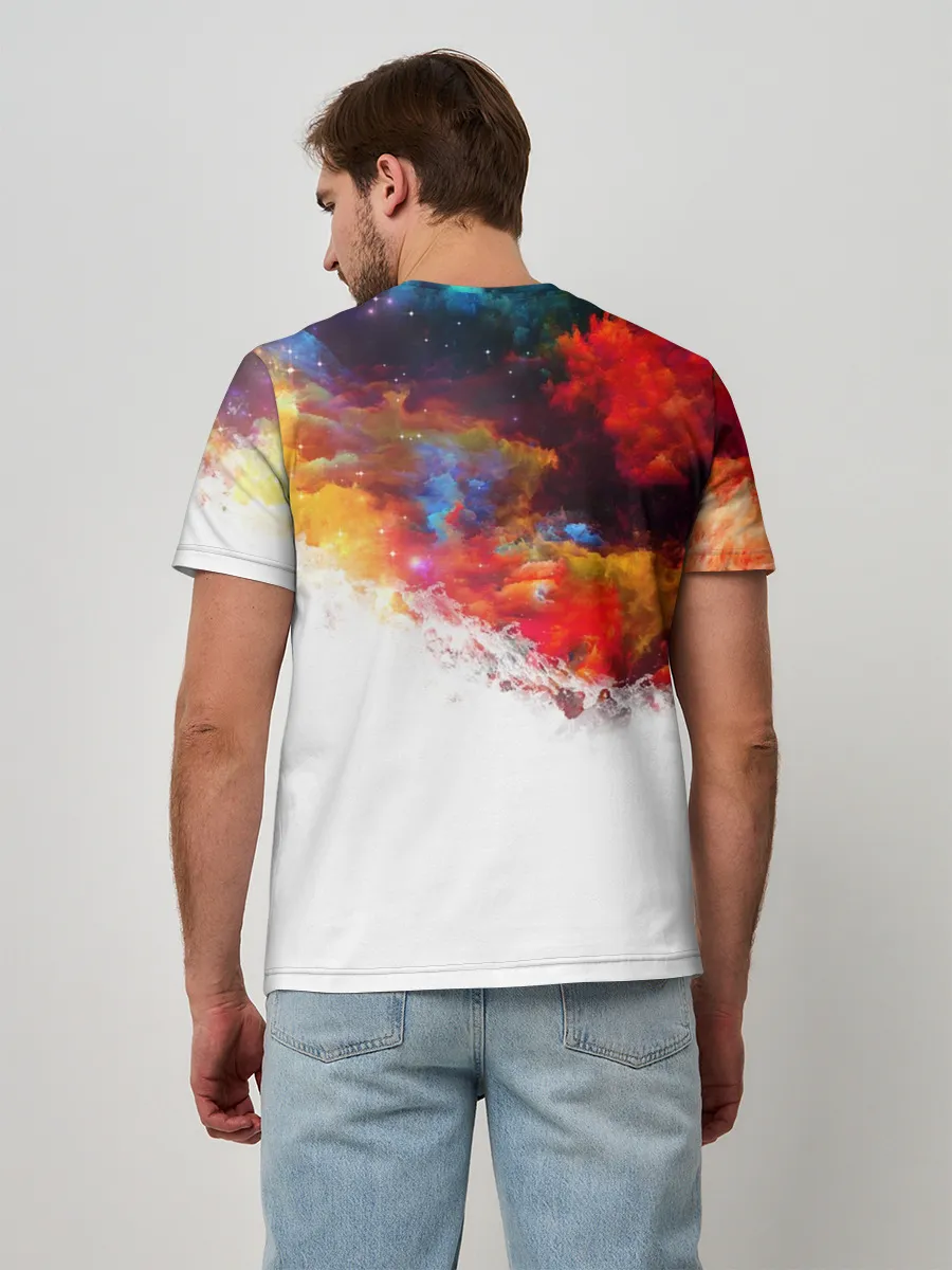 Мужская базовая футболка / Девочка с шарами