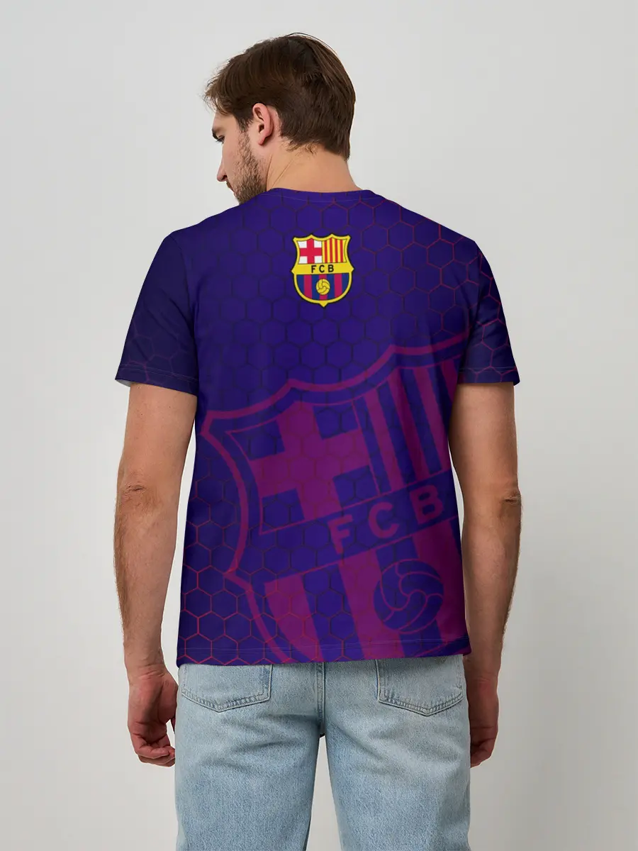 Мужская базовая футболка / Барселона