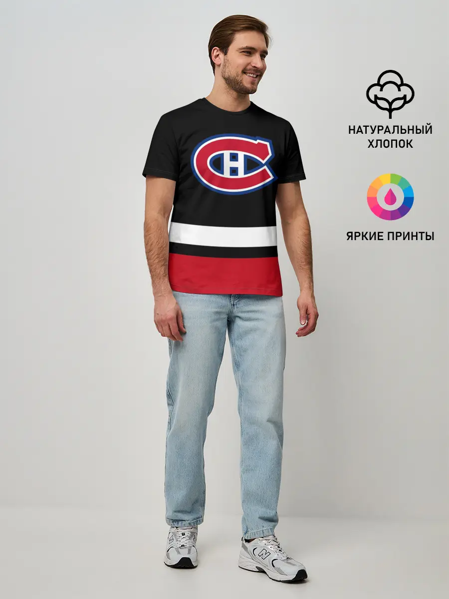 Мужская базовая футболка / Монреаль Канадиенс