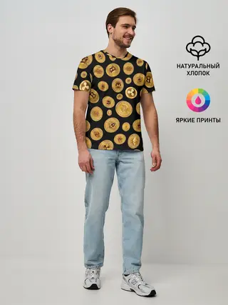 Мужская базовая футболка / CRYPTOCURRENCY | КРИПТОВАЛЮТА