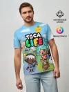 Мужская базовая футболка / Toca Boca | Тока бока Рита, Зик, Нари, Леон