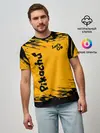 Мужская базовая футболка / Pikachu black&yellow