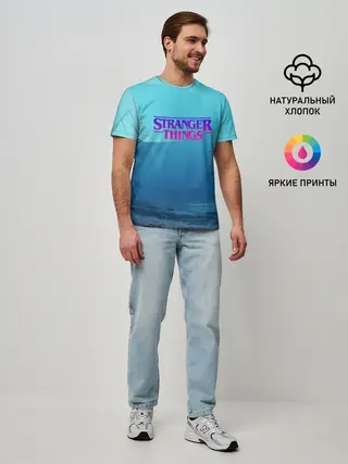 Мужская базовая футболка / Очень странные дела