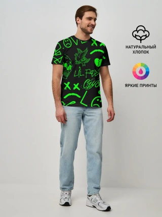 Мужская базовая футболка / Lil Peep