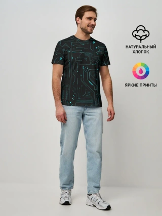 Мужская базовая футболка / Hi-Tech