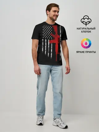 Мужская базовая футболка / American Patriot