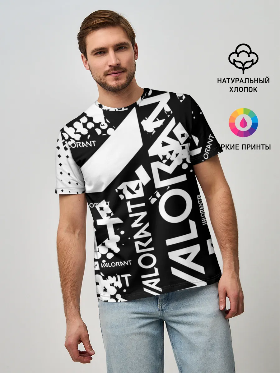 Мужская базовая футболка / Valorant