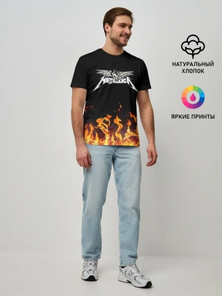 Мужская базовая футболка / Metallica