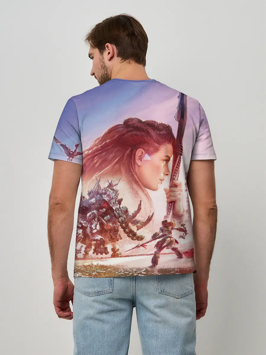 Мужская базовая футболка / Элой Horizon Forbidden West DE