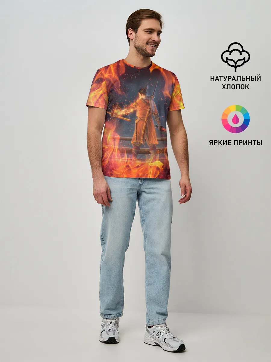 Мужская базовая футболка / Warrior | Sekiro shadows die twice