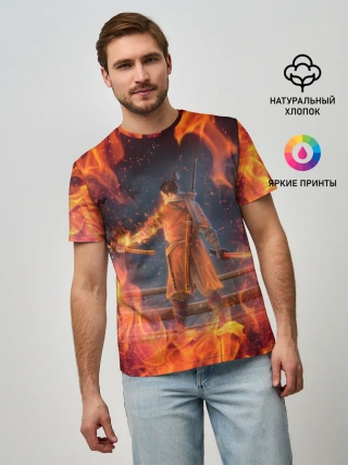 Мужская базовая футболка / Warrior | Sekiro shadows die twice