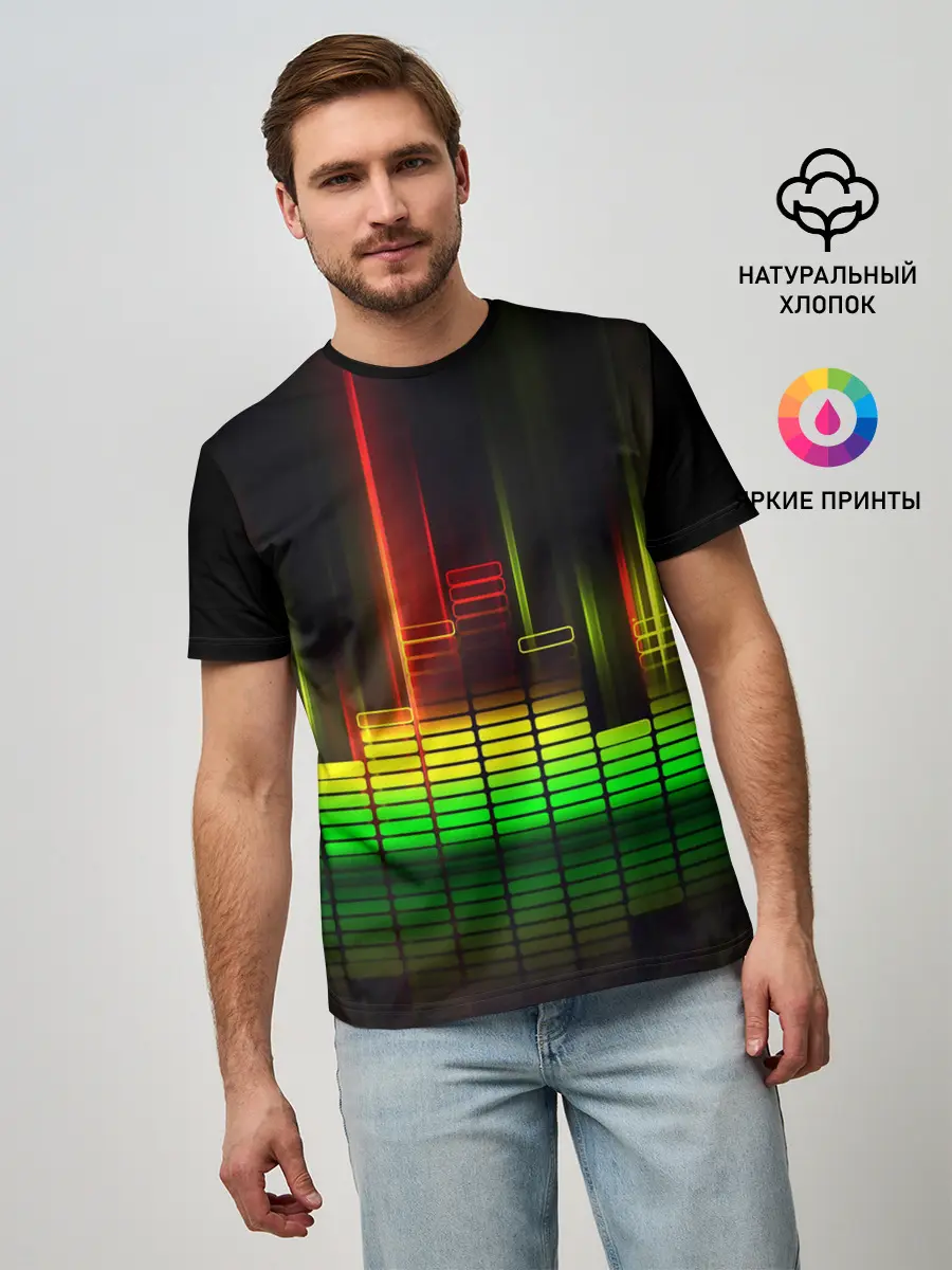 Мужская базовая футболка / эквалайзер
