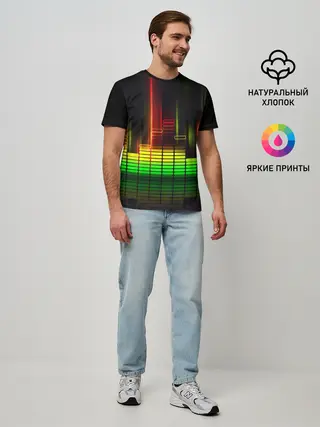 Мужская базовая футболка / эквалайзер