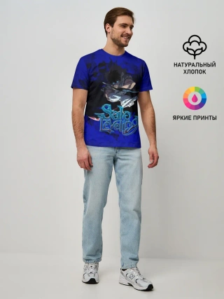 Мужская базовая футболка / Solo Leveling | Манхва