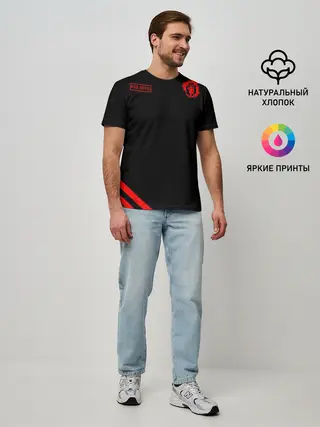 Мужская базовая футболка / Манчестер Юнайтед Red Devil