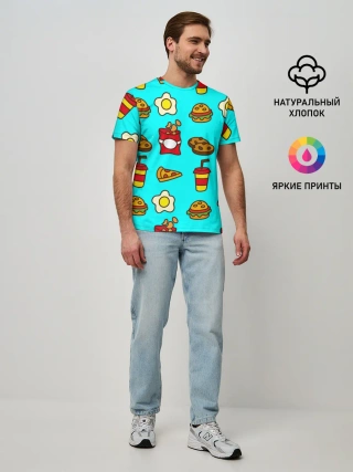 Мужская базовая футболка / Вкусняхи из Макдака!