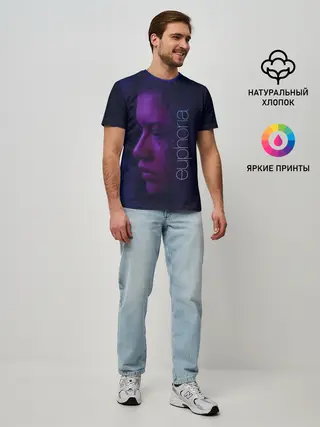 Мужская базовая футболка / сериал Euphoria