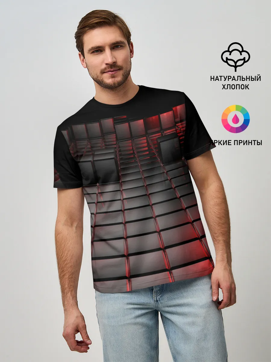 Мужская базовая футболка / КАРБОНОВЫЕ ПЛИТЫ