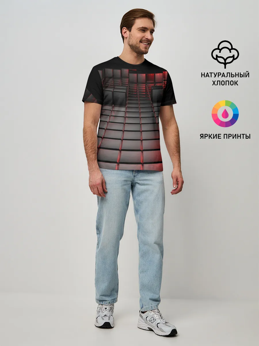 Мужская базовая футболка / КАРБОНОВЫЕ ПЛИТЫ