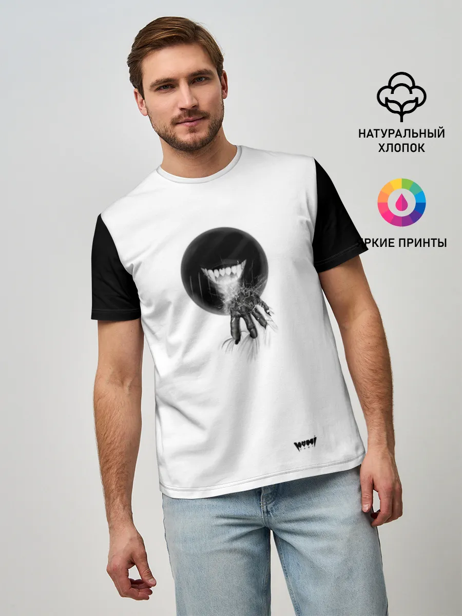 Мужская базовая футболка / Yami: cell 3D