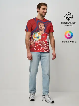 Мужская базовая футболка / Henrikh Mkhitaryan | Arsenal