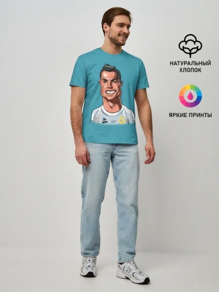 Мужская базовая футболка / КариРоналдо