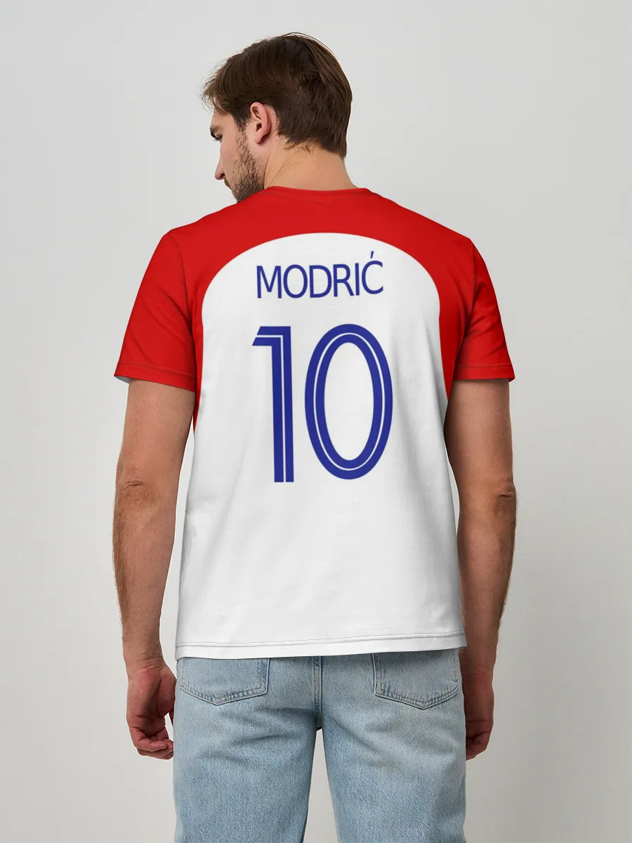 Мужская базовая футболка / Модрич Хорватия