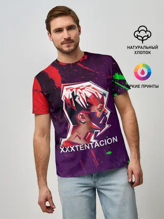 Мужская базовая футболка / XXXTENTACION.