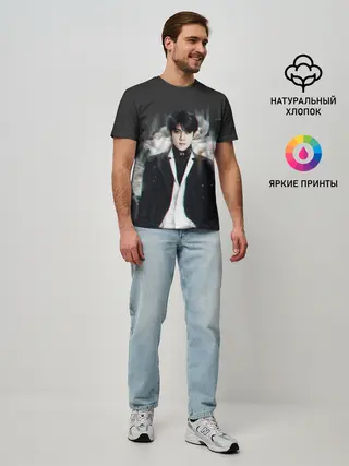 Мужская базовая футболка / BTS