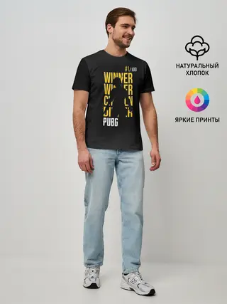 Мужская базовая футболка / Winner PUBG