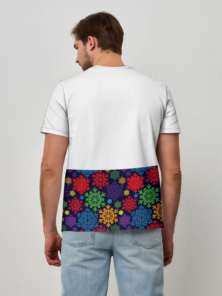 Мужская базовая футболка / Merry Christmas