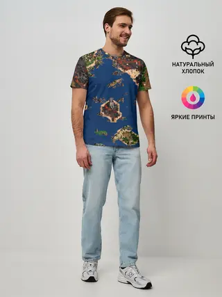 Мужская базовая футболка / heroes 3 game