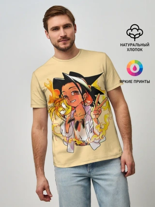 Мужская базовая футболка / Йо и Амидамару
