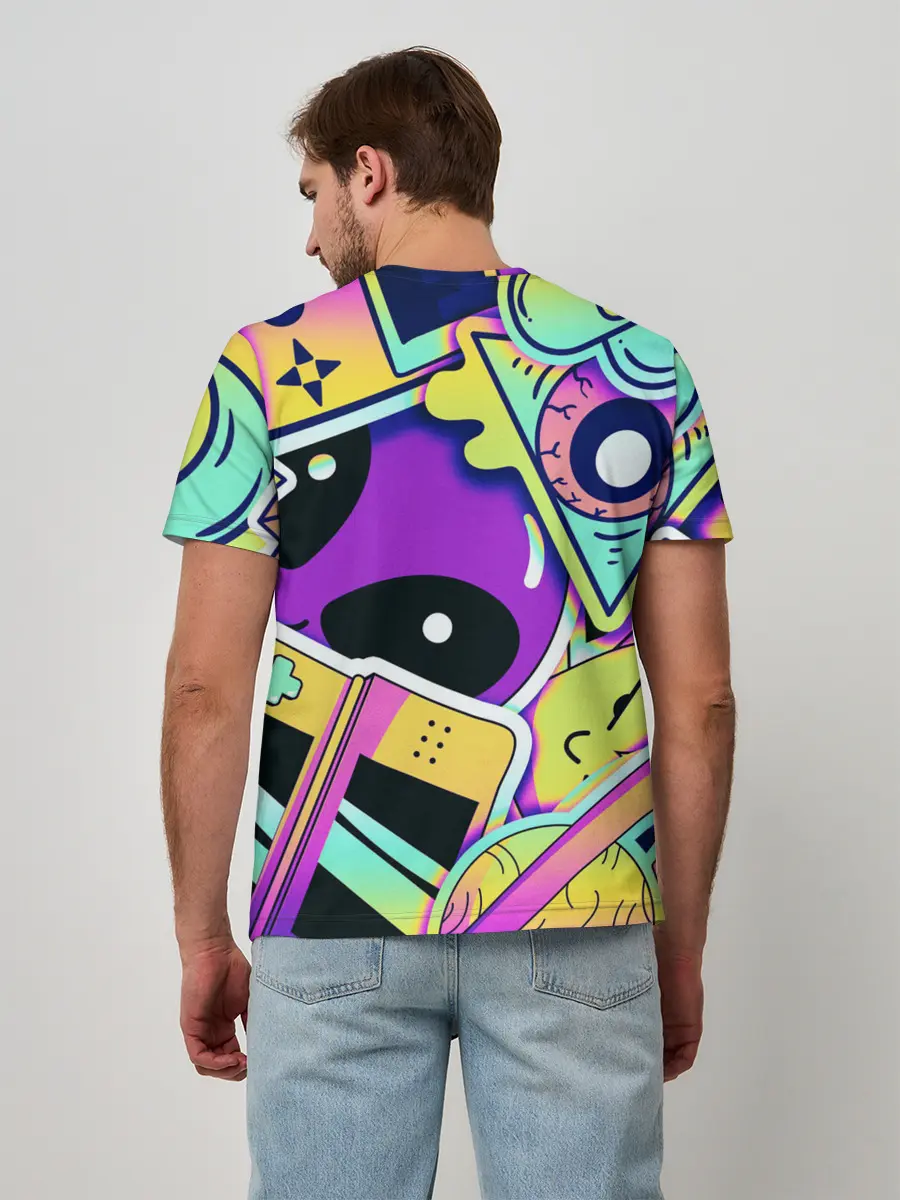 Мужская базовая футболка / Alien