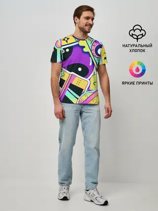 Мужская базовая футболка / Alien