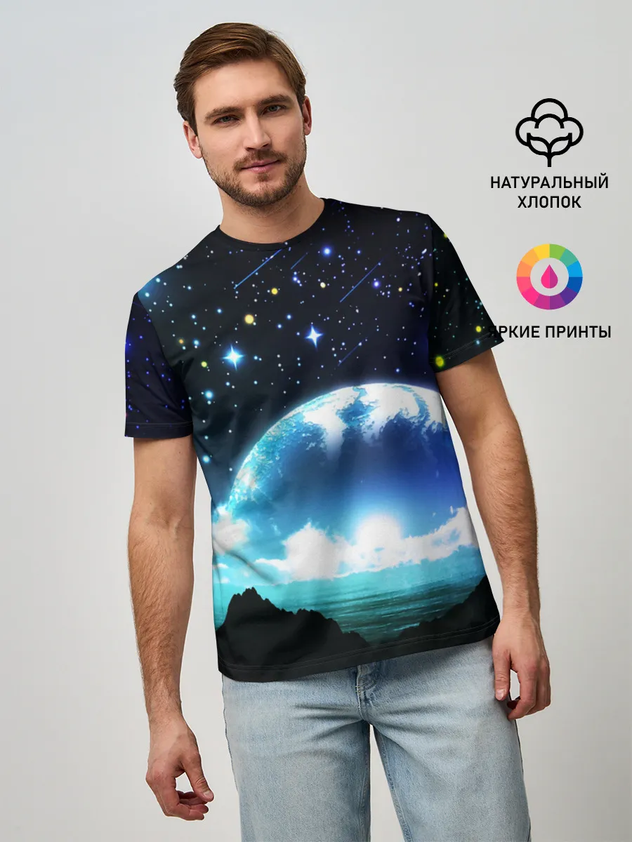Мужская базовая футболка / ЛУНА