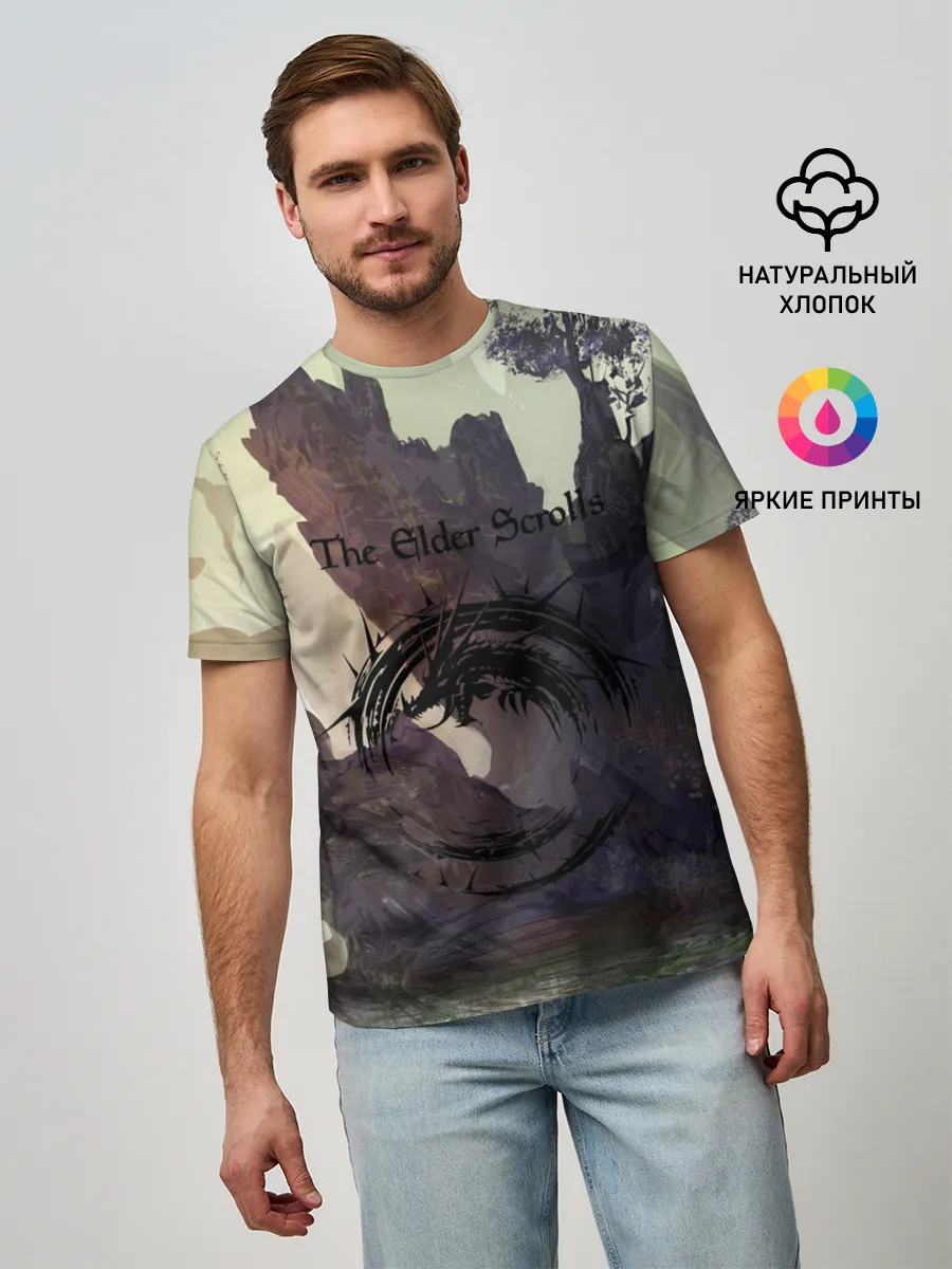Мужская базовая футболка / The Elder Scrolls