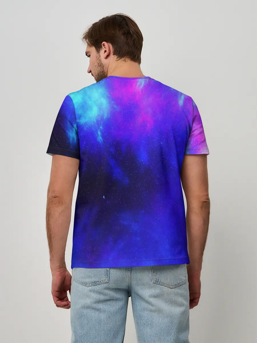 Мужская базовая футболка / СЕВЕРНОЕ СИЯНИЕ