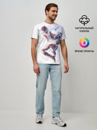 Мужская базовая футболка / Летающий Ябоку