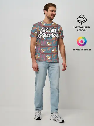 Мужская базовая футболка / SLAVA MARLOW