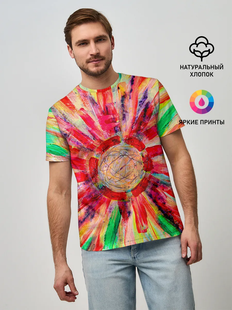 Мужская базовая футболка / Освобождение от 3D