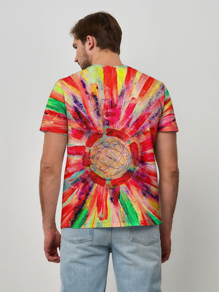 Мужская базовая футболка / Освобождение от 3D