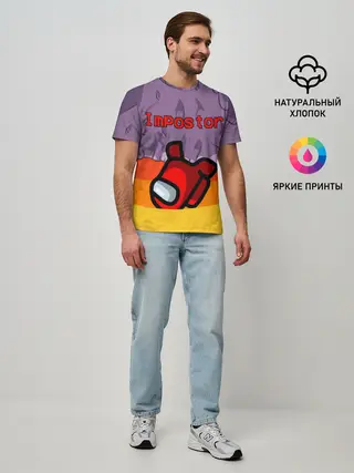 Мужская базовая футболка / AMONG US