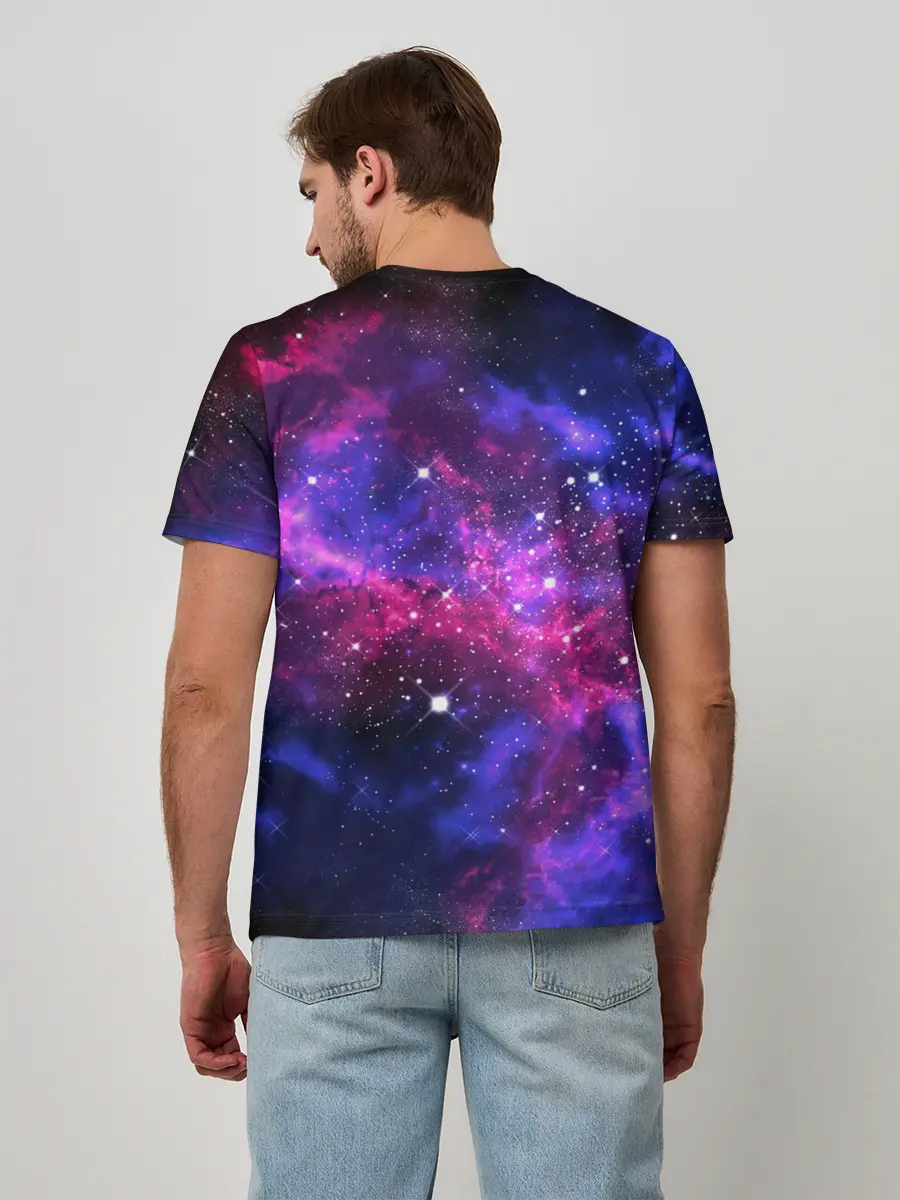 Мужская базовая футболка / Distant space